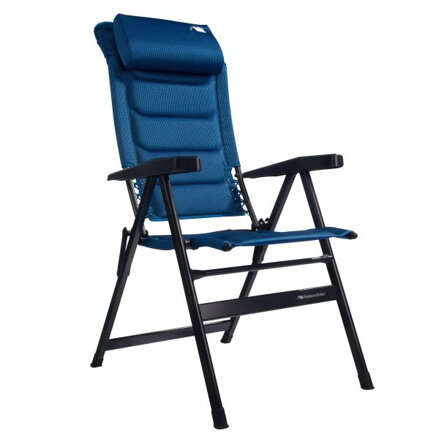 Kempingová stolička HighQ Comfort Soft Touch Blue