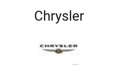 Strešné nosiče Chrysler
