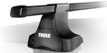 Thule SquareBar pre Opel Insignia 4 dverový sedan 2008 - ,  rovná strecha