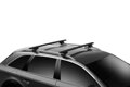 Thule WingBar EVO RaisedRails Black 135cm pre vozidlá s lyžinami