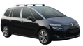 Strešné nosiče pre Citroen C4 Grand Picasso 2013 - , integrované lyžiny S17+K774