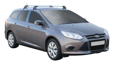 Strešné nosiče Yakima pre Ford Focus kombi 2011 - 2018 , rovná strecha, S26+K737