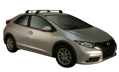 Strešné nosiče Yakima pre Hondu Civic 5 dverový Hatch 2013 - , Nosič uzavretý, S25 + K661