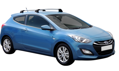 Strešné nosiče Yakima pre Hyundai i30, 3 dverový Hatch, 2013 - , S25 + K806
