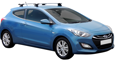 Strešné nosiče Yakima pre Hyundai i30, 3 dverový Hatch, 2013 - , S16 + K806