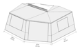 iKamper ExoShell Side Wall - set stien pre markízu ExoShell