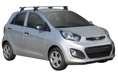 Strešné nosiče Yakima pre Kiu Picanto, 5 dverový Hatch, 2011 - , S15 + K745