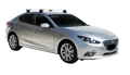 Strešné nosiče Yakima pre Mazdu 3 sedan, 2014 - , S16 + K694