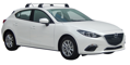 Strešné nosiče Yakima pre Mazdu 3 Hatch, 2014 - , S26 + 765