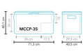 Autochladnička Mestic MCCP-35 AC/DC