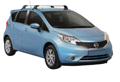Strešné nosiče Yakima pre Nissan Note, 5 dverový Hatch 2013 - , S24 + K728
