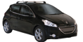 Strešné nosiče Yakima pre Peugeot 208, 5 dverový Hatch, 2012 - , S25 + K783