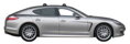 Yakima strešné nosiče pre Porsche Panamera, 4 dverový sedan 2009 - , 
