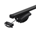 Thule SquareBar EVO 118 + 7108