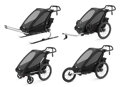 Cyklovozík  Thule Chariot Sport 1 Midnight Black 4 in 1