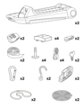 Nosič kajakov Thule Hull-a-Port Aero