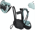 Turistický nosič THULE Sapling Black - Trojset