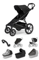 Thule Urban Glide 4W Black 7 in 1 čierna korbička