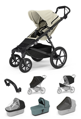 Thule Urban Glide 4W Soft Beige 7 in 1 modrá korbička