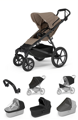 Športový kočík  Thule Urban Glide 4-wheel Tinted taupe 7 in 1 Black