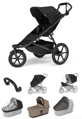 Športový kočík  Thule Urban Glide 3 Black 7 in 1 Black and  Tinted taupe