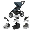 Športový kočík  Urban Glide 3 Dark Slate 7 in 1 čierna korbička