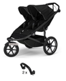 Športový kočík  Thule Urban Glide 3 Double Black + madlá