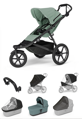Športový kočík  Urban Glide 3 Mist Green 7 in 1 Blue