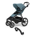 Športový kočík  Thule Urban Glide 4-wheel Mid-blue + madlo