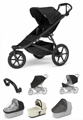 Set Thule Urban Glide 3 Black 7 in 1 Black and Beige