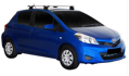 Strešné nosiče Yakima pre Toyotu Yaris, 5 dverový Hatch, 2011 - 2014, S15 + K762