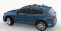Turtle Air 1 pre Škodu Octavia II Kombi  2013 - , s lyžinami