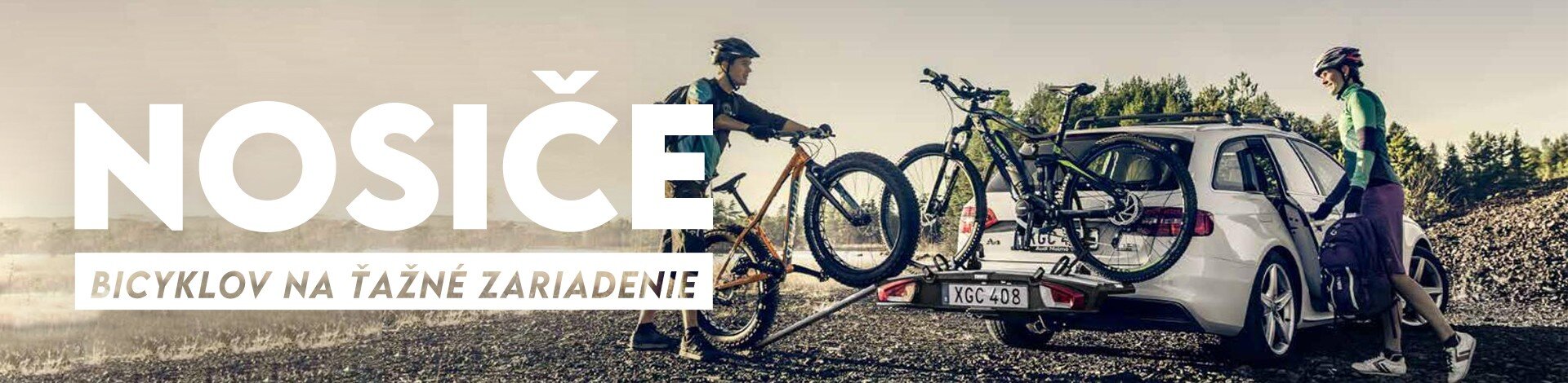 Nosiče bicyklov na ťažné