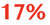 17%
