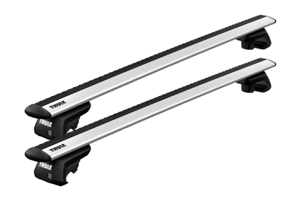 Thule WingBar EVO RaisedRails  127 cm  pre vozidlá s lyžinami