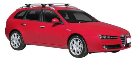 Whispbar Through Träger für ALFA ROMEO 159  2006 - 2012,     mit Dachreling, K328 mount   + S16