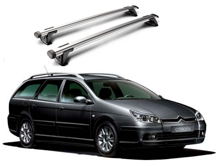 Whispbar Through Träger für CITROEN C5  2008 - 2012     mit Dachreling, K328 mount   + S16