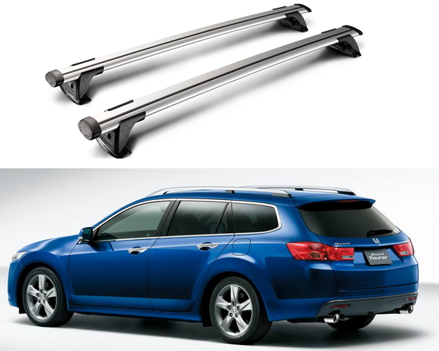 Whispbar Through Träger für HONDA ACCORD COMBI 2008 - 2012,     mit Dachreling, K328 mount + S16