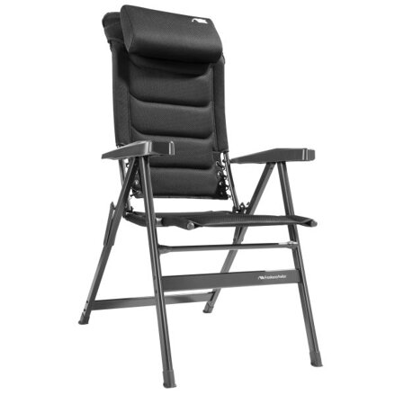 Kempingová stolička HighQ Comfort Soft Touch Black