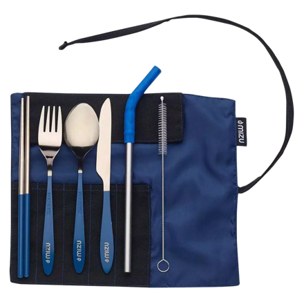 Mizu Urban Cutlery set  - Ocean Blue