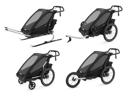 Cyklovozík  Thule Chariot Sport 1 Midnight Black 4 in 1