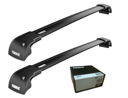 Thule WingBar Edge Black  Jeep Compas 2011-2016  fix point