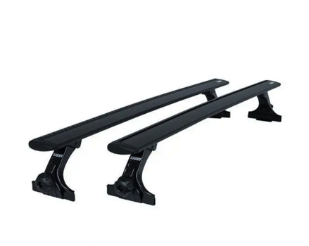 Thule WingBAR EVO Black Rain Gutter pre Jeep Wrangler 2006 - ,