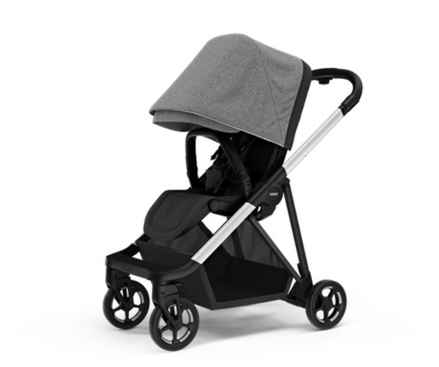 Thule Shine Grey Melange on Aluminum