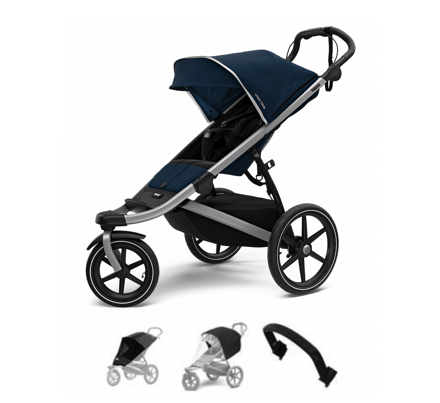 Thule Urban Glide 2 Alu / Majolica Blue TROJSET