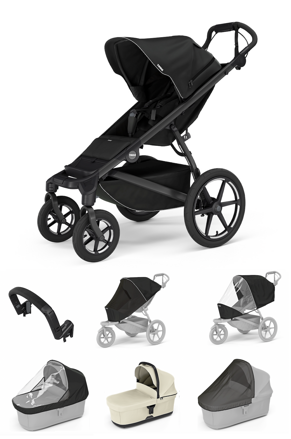 Thule Urban Glide 4W Black 7 in 1 béžová korbička