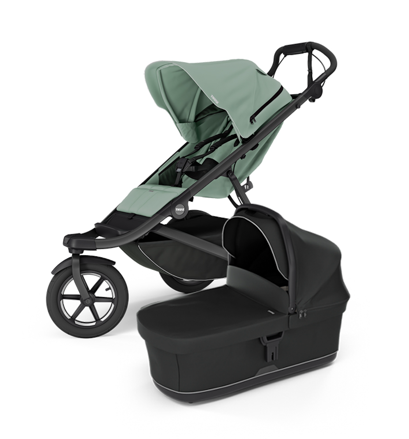 Športový kočík  Urban Glide 3 Mist Green + čierna korbička
