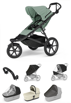 Športový kočík  Urban Glide 3 Mist Green 7 in 1 Beige