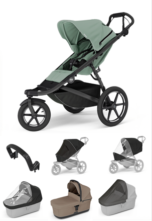 Športový kočík  Urban Glide 3 Mist Green 7 in 1 Taupe