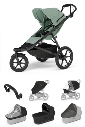 Športový kočík  Urban Glide 3 Mist Green 7 in 1 Black